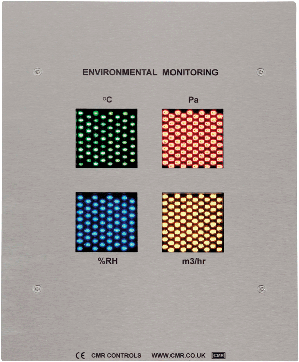 LED-450 Four Way 50x50mm Alarm Indicators with Buzzer