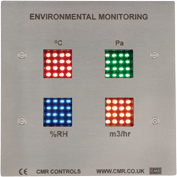 LED-425 Four Way 25x25mm Indicator Alarm Plate