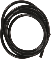 Black PVC Tube 2m Coil 8mm O/D 4.7mm ID