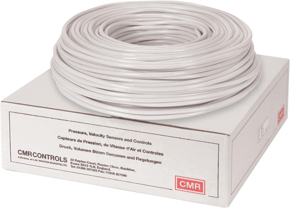 White PVC Tube 100m Coil 8mm O/D 4.7mm ID