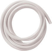 White PVC Tube 2m Coil 8mm O/D 4.7mm ID